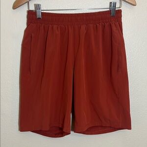 Zella Men's Burnt Orange Athletic Casual Shorts
